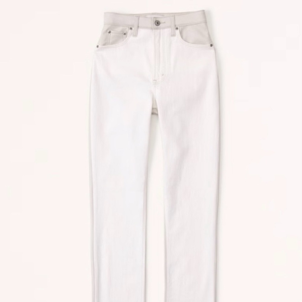 Abercrombie & Fitch Ultra High Rise Jean (Faux Leather)